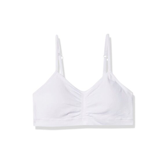 Maidenform Girls White Seamfree Adj. Straps Removable Cups Training Bra Medium - Picture 1 of 4